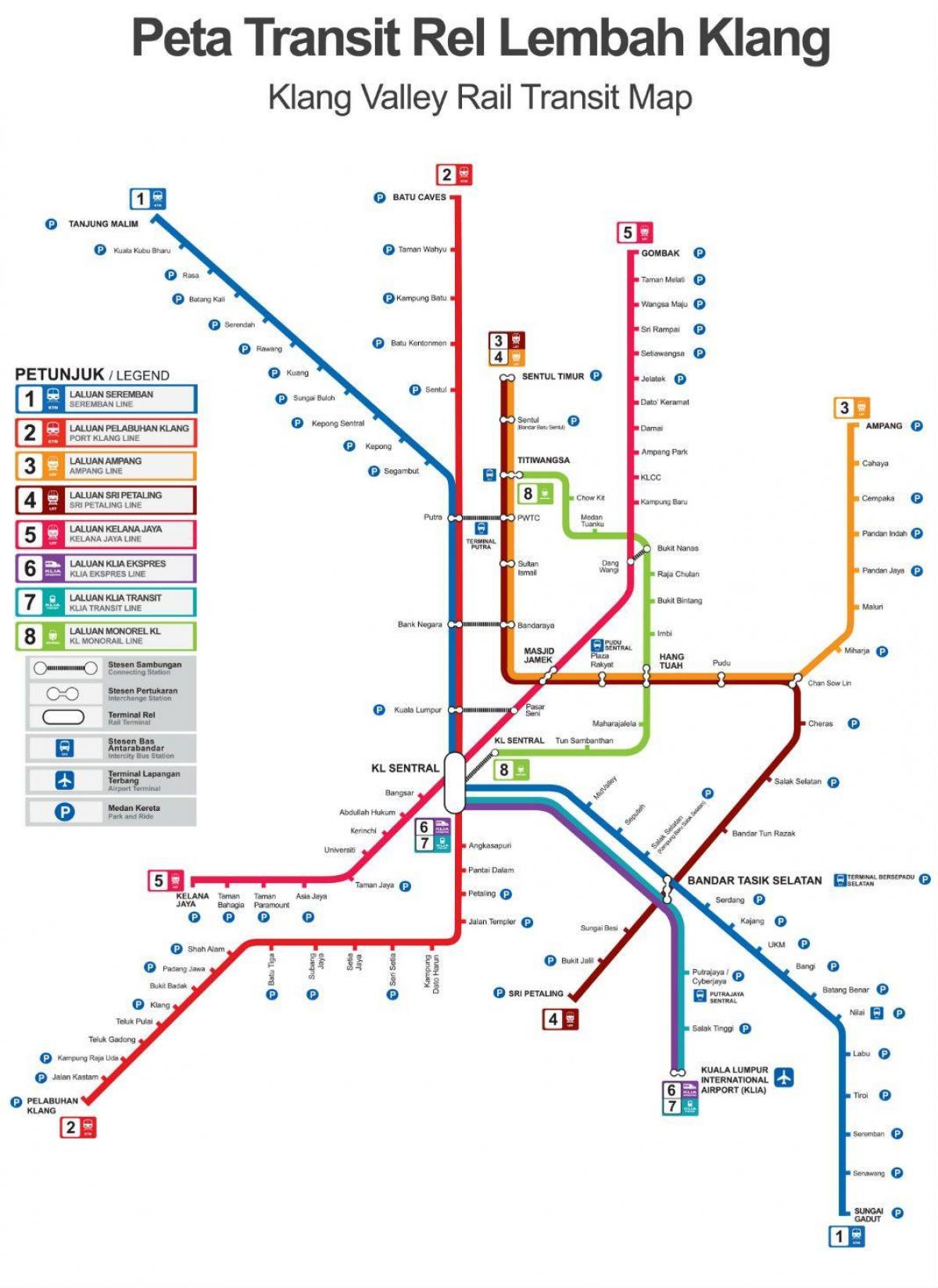 rongi marsruut kaardil malaisia