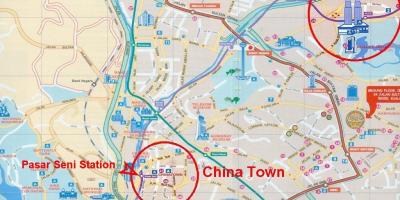 Chinatown malaisia kaart