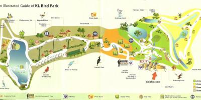 Kuala lumpur bird park kaart