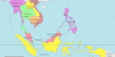 Kuala lumpur asukoha kohta world map