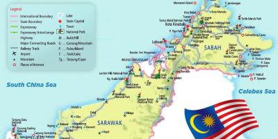 Lennujaamade malaisia kaart