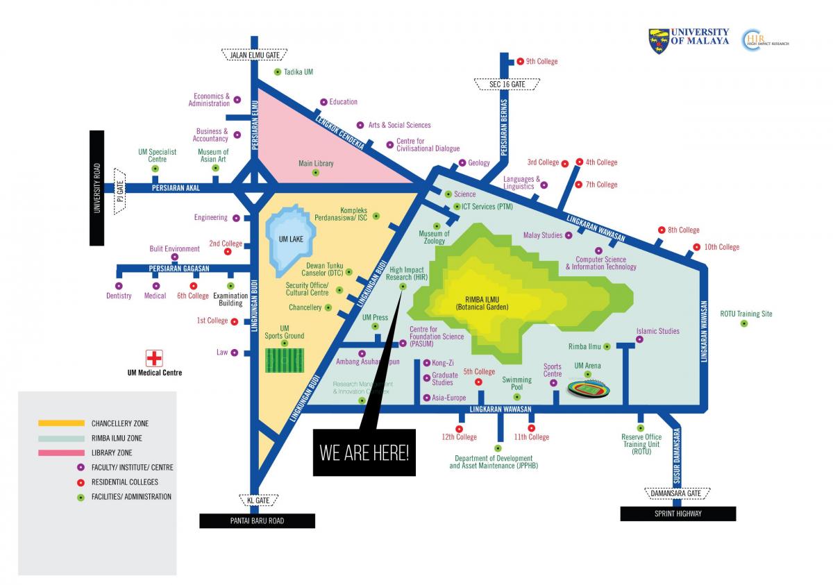 Kaart malaya ülikool