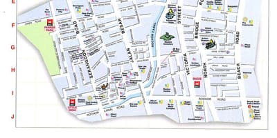 Kaart araabia tänava kuala lumpur