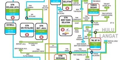 Lrt ktm marsruudi kaardil